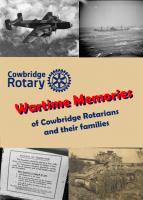 Wartime memories book